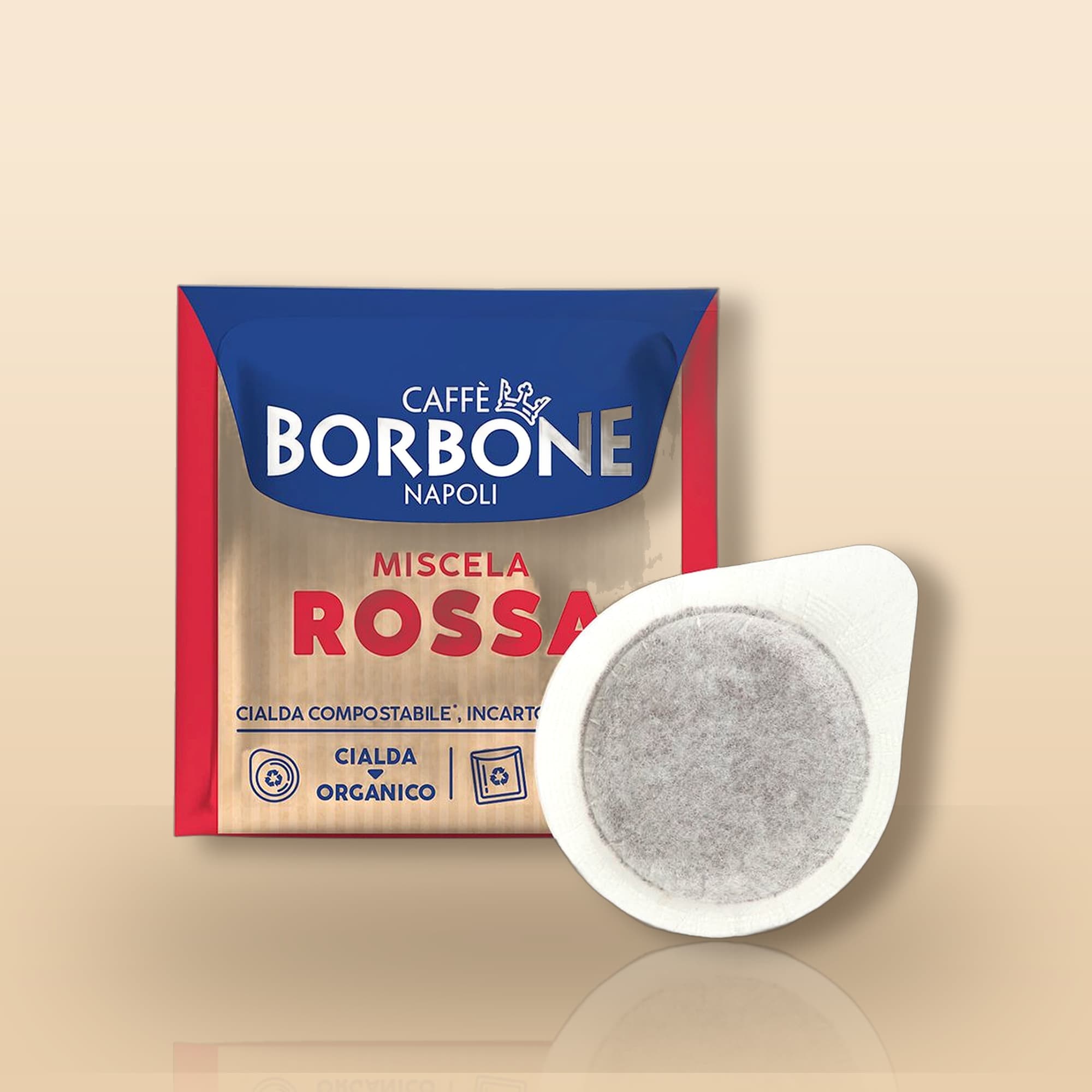 Caffè Borbone Miscela Rossa – ESE-Pad-Packung im Studio